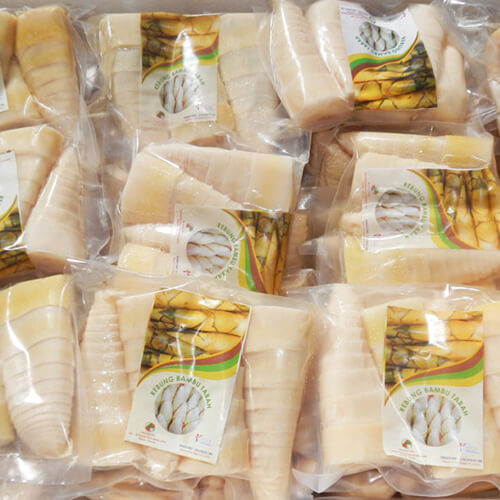 Kemasan vakum rebung tabah