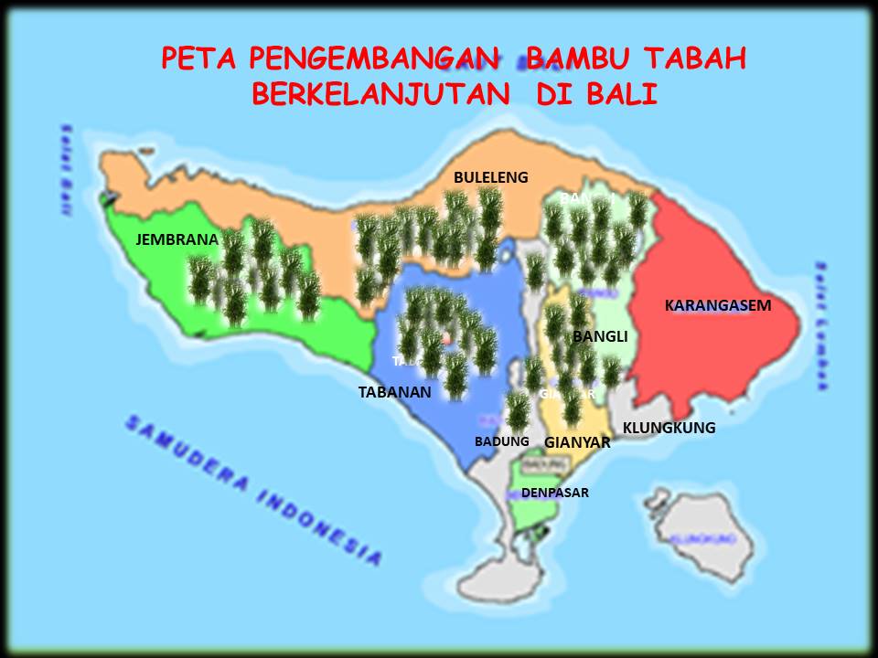 PETA PENYEBARAN BAMBU