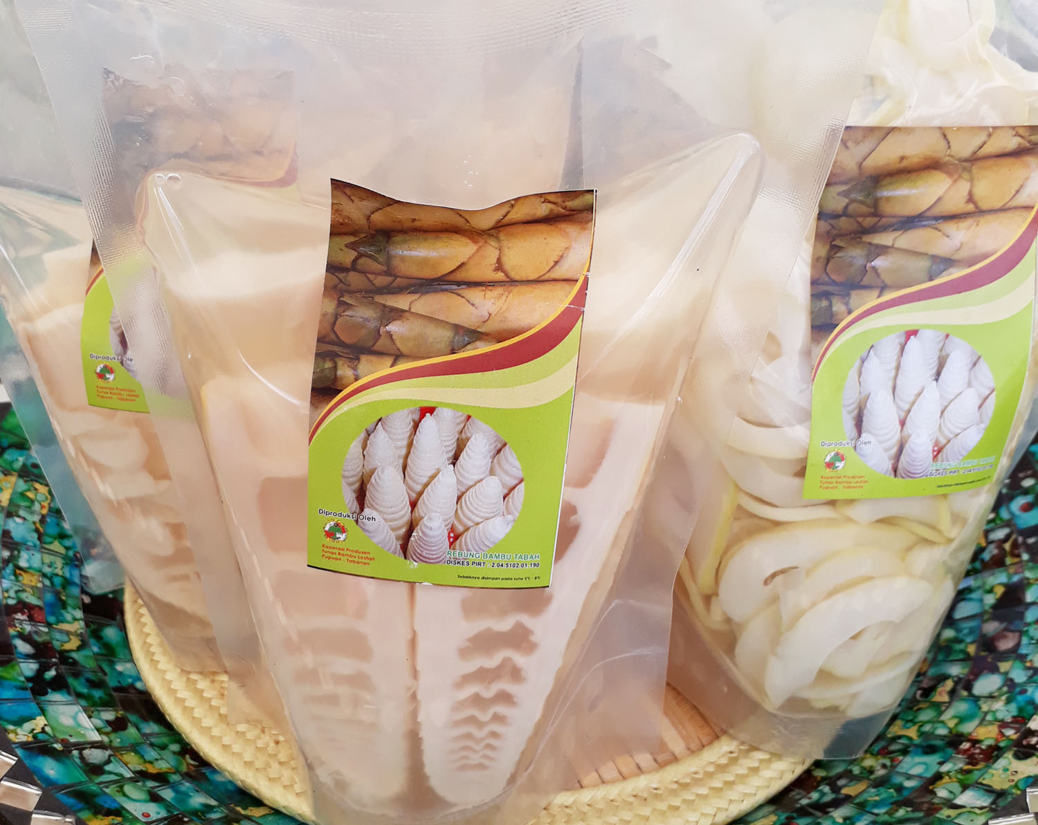 Kemasan pouch rebung tabah